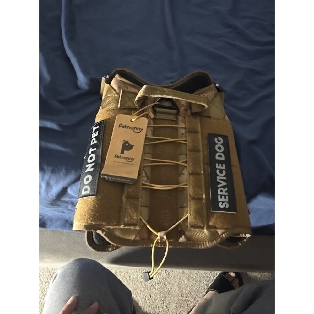 Petnanny Tactical dog harness Size L 14” New
